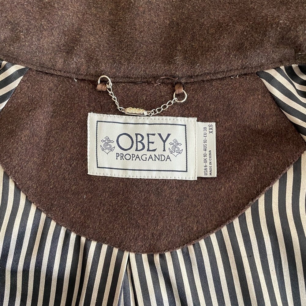 Obey pea coat